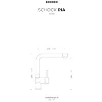 Kuhinjska armatura Schock PIA 537000 Nero